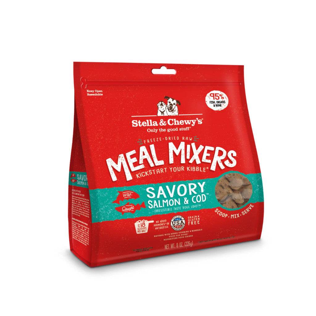 Stella & Chewy’s Freeze-Dried Raw Meal Mixers Salmon & Cod 8oz