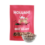 Holuah! Freeze Dried Single Ingredient Treats For Cats & Dogs 50g 70g - High Protein Real Meat Snack Beef Hearts