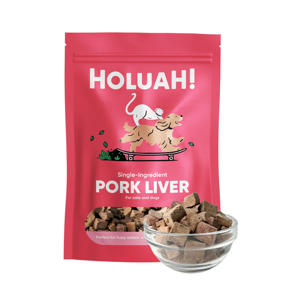 Holuah! Freeze Dried Single Ingredient Treats For Cats & Dogs 50g 70g - High Protein Real Meat Snack