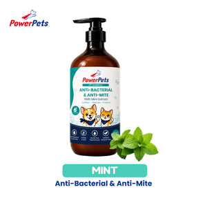 Powerpets Pet Shampoo 500ml - Alcohol-Free Paraben-Free Deep Cleansing Gentle Use Pet Safe Formula