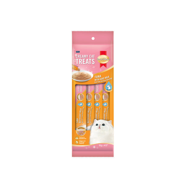 SmartHeart Creamy Cat Treats  15g x 4 Sticks – Nutritious Training Cat Snack