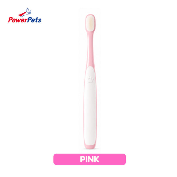 PowerPets Pet Gentle Toothbrush - Reduce Plaque & Tartar Supports Healthier Gums & Freshens Breath