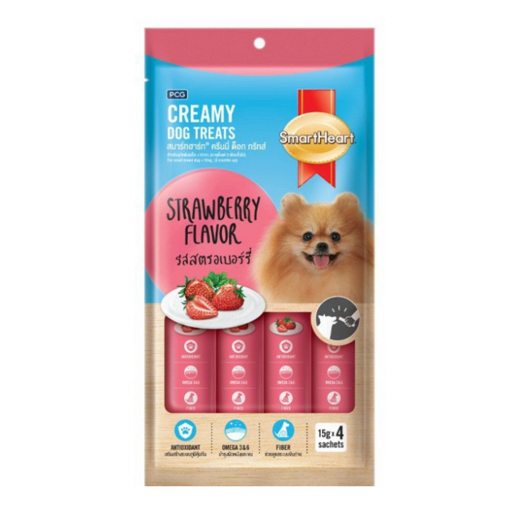 SmartHeart Creamy Dog Treats 60g – Nutritious Irresistible Training Snack