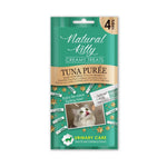 Natural Kitty Creamy Cat Treats 4 x 12g - Superfood Lickable Cat Food NEW Tuna Puree