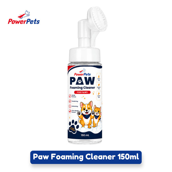 Powerpets Paw Foam Cleaner 150ml - Paw Freshness & Protection Formula PP Paw Cleaner 150ml