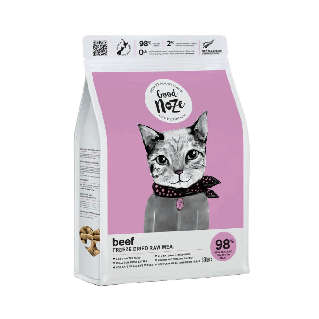 Good Noze Freeze-Dried Food 350g - For Cat & Dog Cat Beef