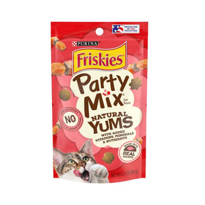 Purina Friskies Party Mix Natural Yums 60g - Crunchy Snacks Cat Treats
