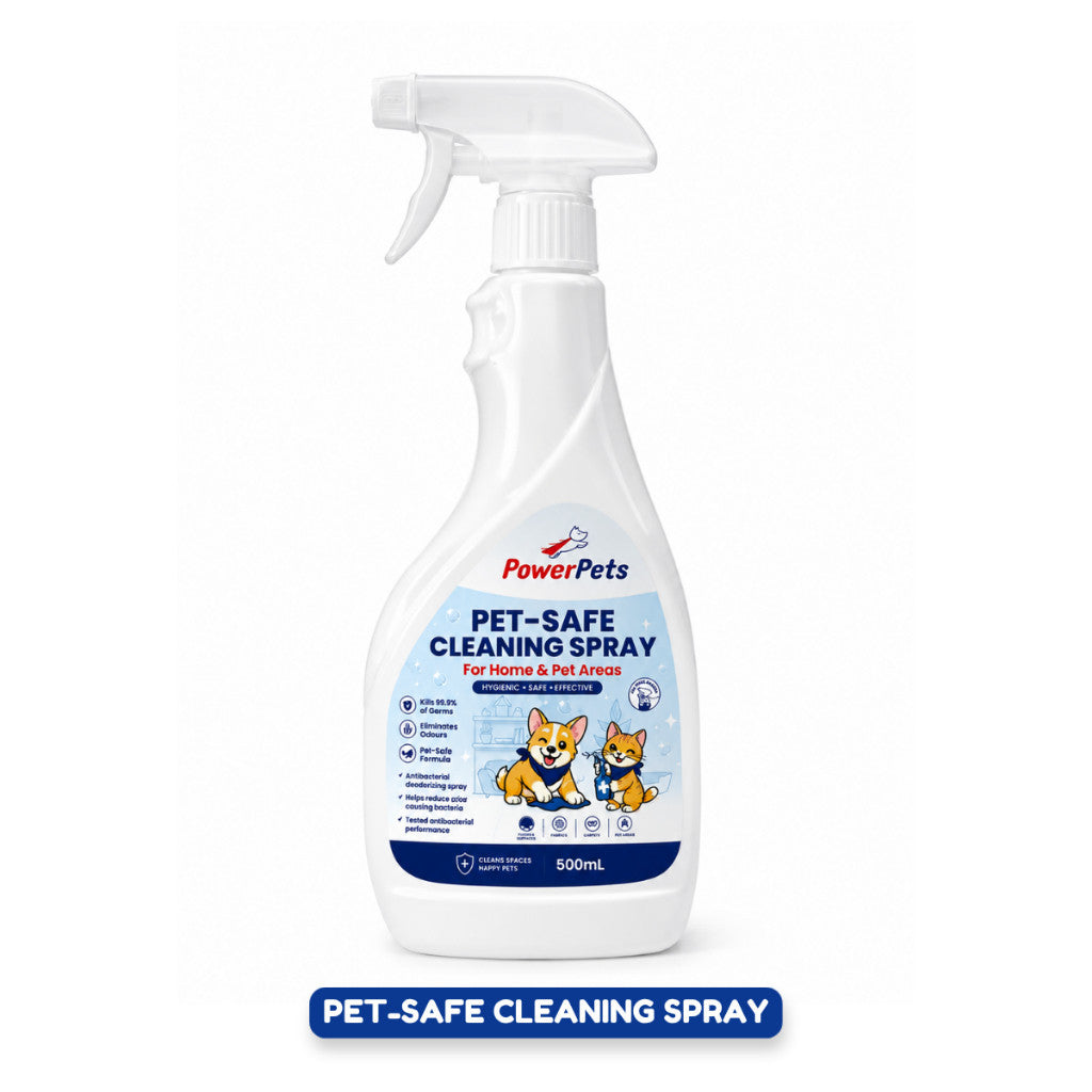 Powerpets Cleaning Spray 500ml - Multi-Purpose Pet-Safe Cleaning Spray Odor & Germ Protection Cleaning Spray 500ml