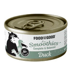 Food for the Good Smoothies Wet Can Cat Food 80g - Complete & Balanced Cat Meal Duck