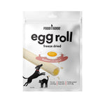 Food for the Good Egg Roll Freeze-Dried Treats For Cats & Dogs (8x8g) - High Protein Pet Treats Salmon w EggYolk