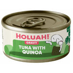Holuah Tuna in Gravy Can Cat Food 80g - Tender Tuna Chunks Complete & Balanced Food for Cats Tuna w Quinoa