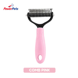 PowerPets Hair Comb & Hair Brush For Pets - Grooming Hair Care & Reduces Shedding