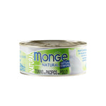 Monge Cat Wet Canned Food 80g – Natural Delicate Jelly Formula, Complete & Balanced Meal Tuna With Chicken