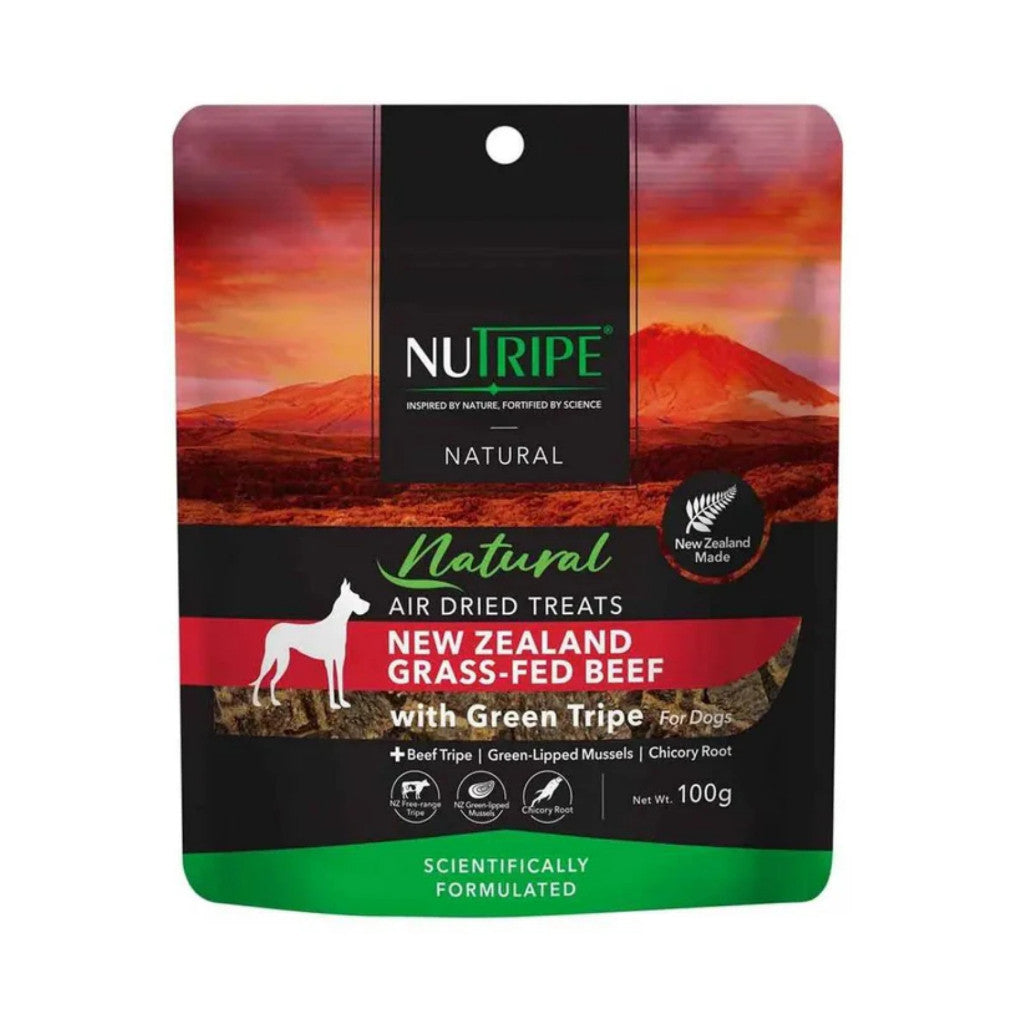 Nutripe WildCuts Freeze-Dried Cat & Dog Food With Green Tripe 280g 380g - NZ Grass-Fed Meat & Fish