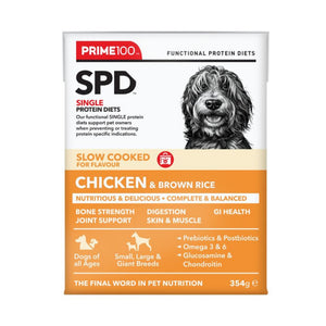 Prime 100 Slow Cooked Protein Diets Dogs Food 354g