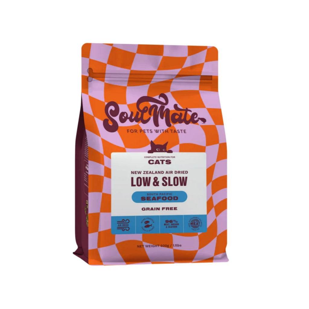Low & Slow Air Dried Dog & Cat Food LS-Cat Seafood 500g