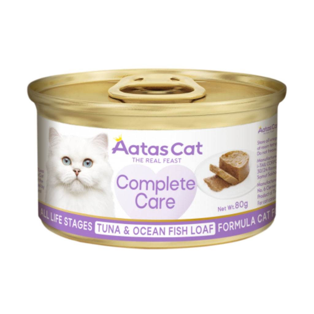 Aatas Cat Wet Food 70g-80g - Fruity Feast Tuna Ocean Fish Loaf