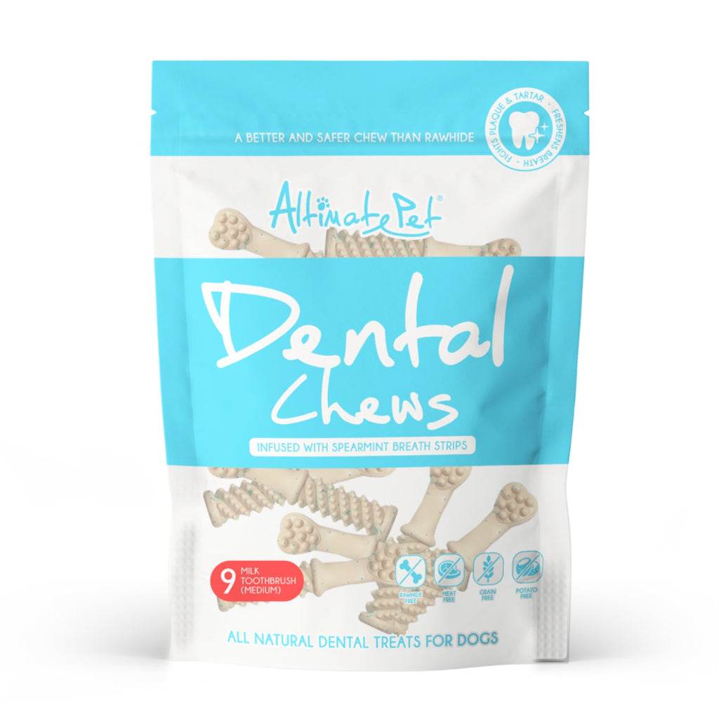 Altimate Pet Dog Dental Chew 150g Medium Milk 9s