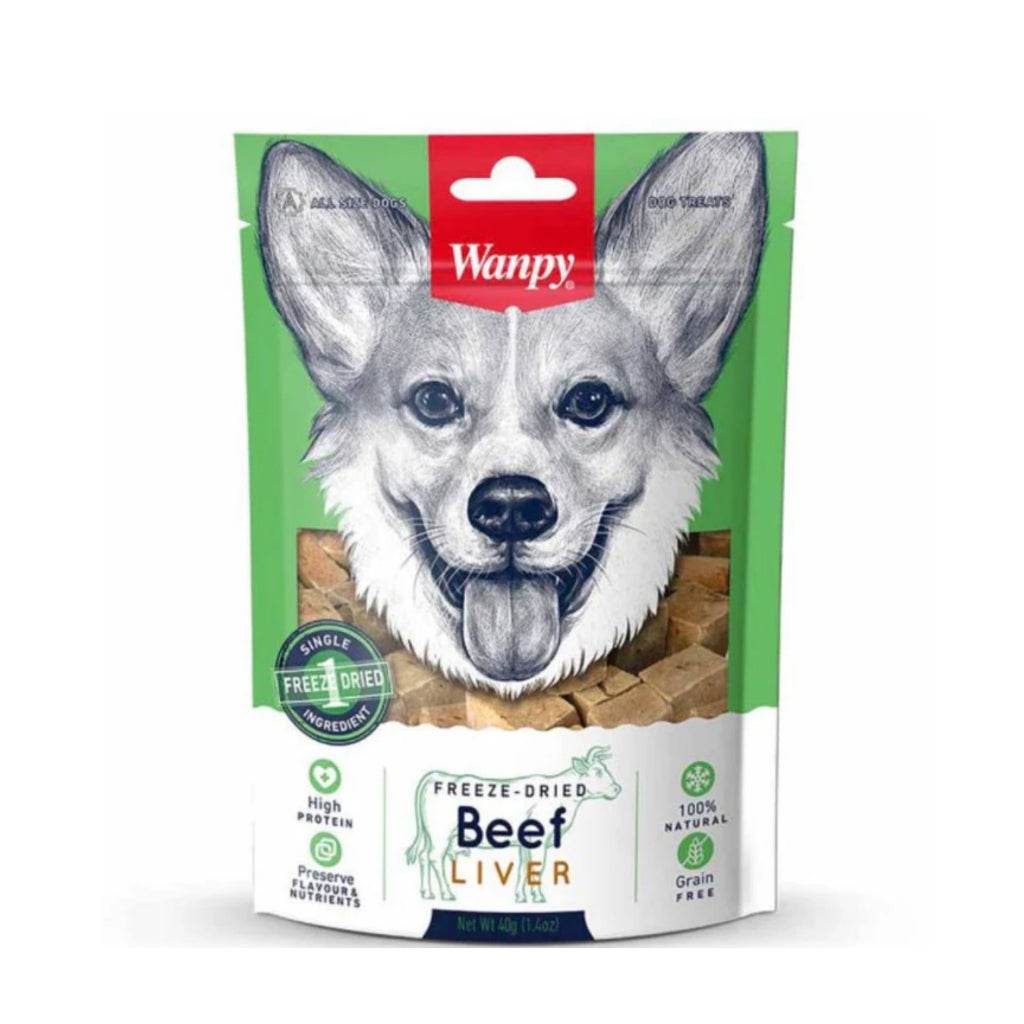 Wanpy Jerky Treats For Cats & Dogs Freeze Dried Beef Liver