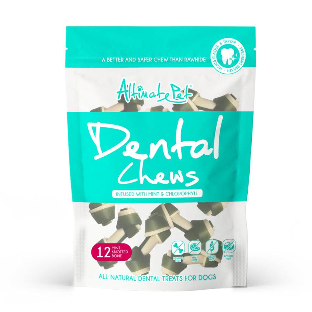 Altimate Pet Dog Dental Chew 150g Knotted Mint 12s