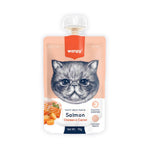 Wanpy Jerky Treats For Cats & Dogs Paste Salmon Chicken & Carrot Cat