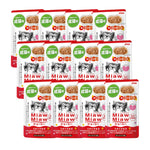 [Bundle of 12] Aixia Miaw Miaw Juicy Pouch - Meat And Fish Mix Wet Cat Food 60g 70g MJ3 Tuna 60g