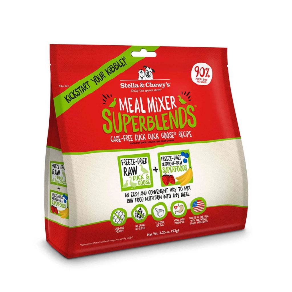 Stella & Chewy’s Freeze-Dried Raw Meal Mixers Duck Goose 16oz