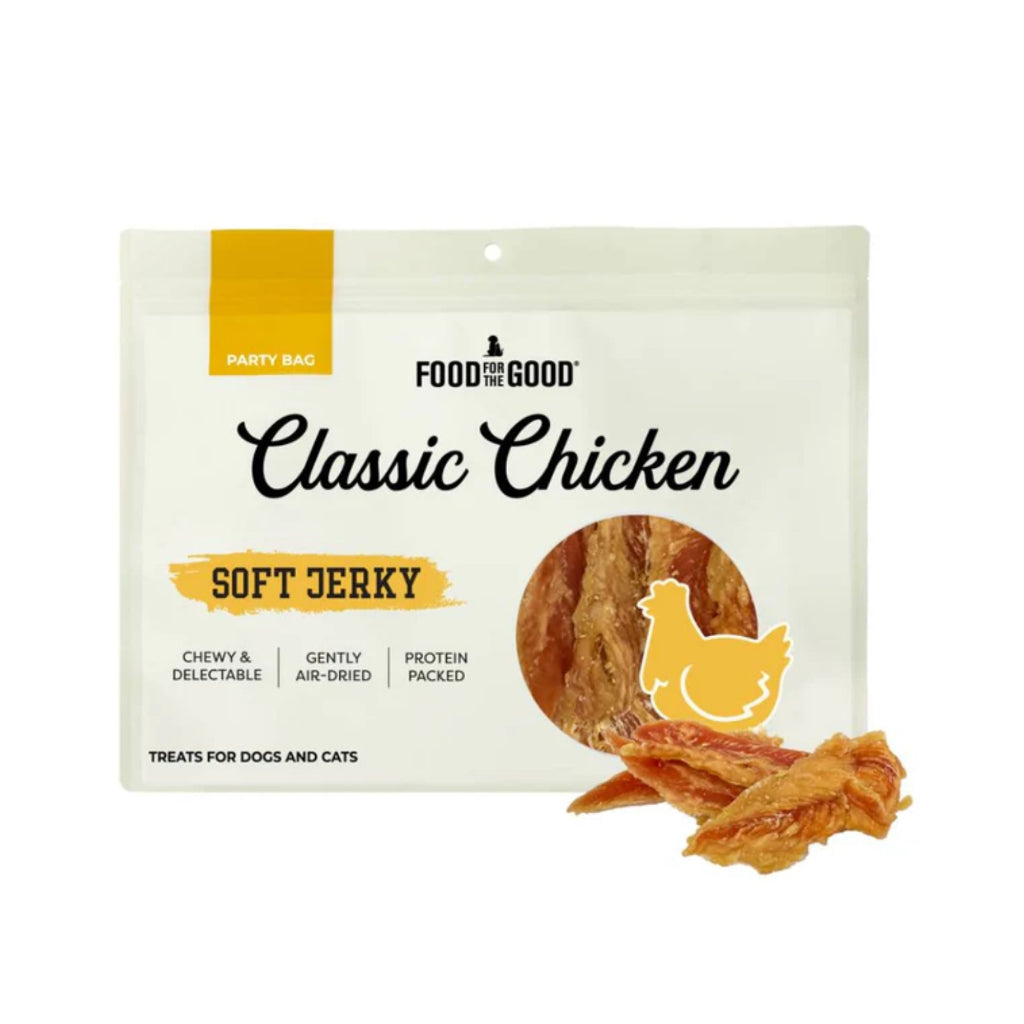 Food For The Good Freeze-Dried & Air Dried Treats Chicken Soft Jerky 400g