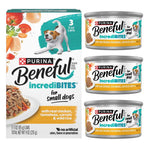 [Bundle of 3] Purina Beneful IncrediBites Wet Dog Food 85g – Soft Meaty Chunks for Small Dogs Real Chicken w Gravy